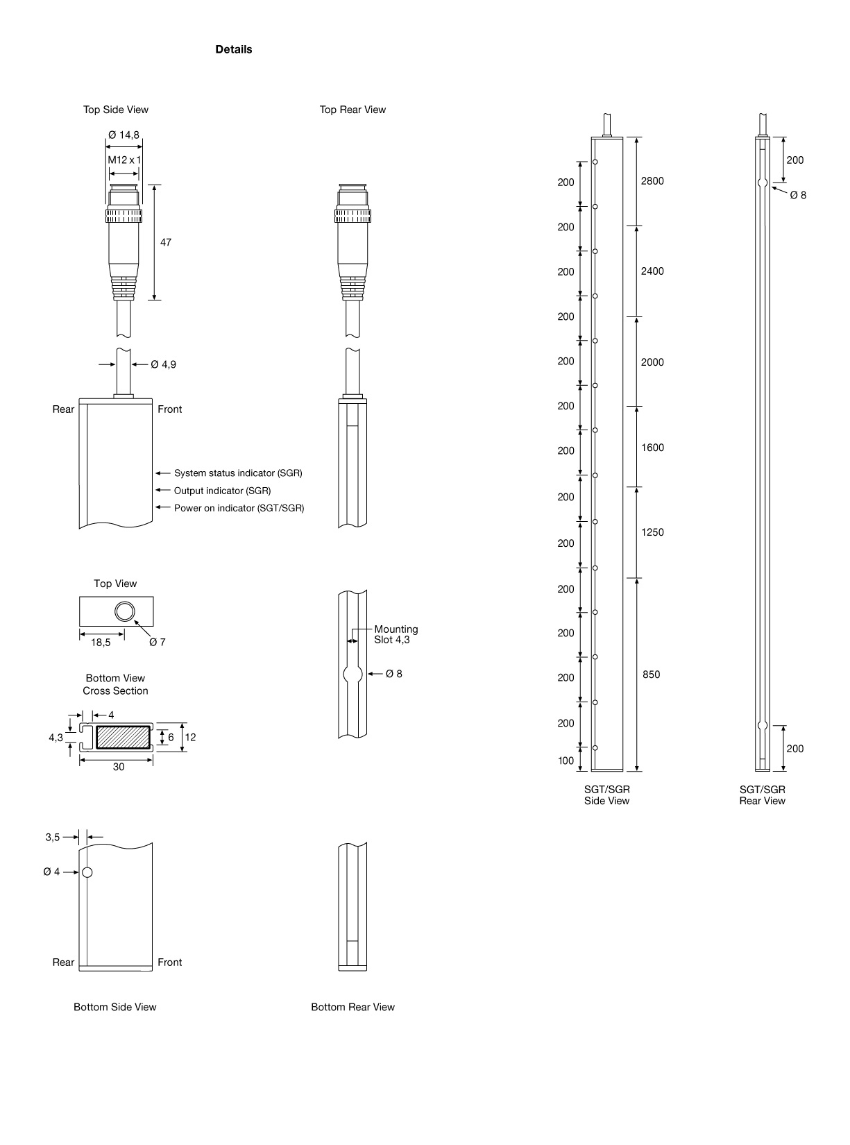 Dimensions