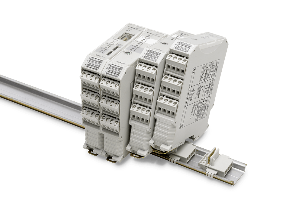 PABP amplifier modules in bus connection