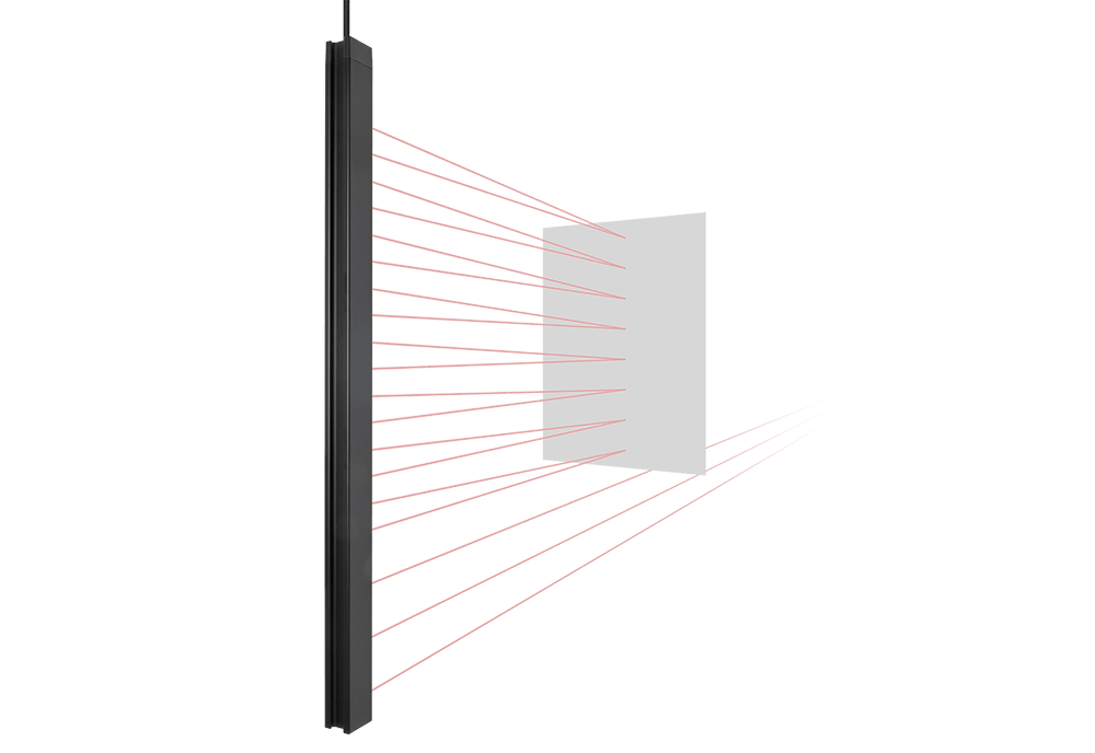 Diffuse proximity beams